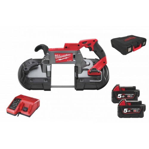 MILWAUKEE M18CBS125-502C АКУМУЛАТОРНА ЛЕНТООТРЕЗНА МАШИНА ЗА МЕТАЛ - 4933448195 - Такери - Професионални