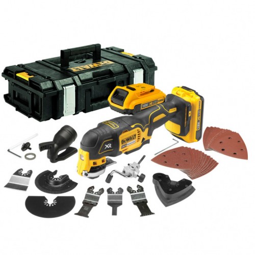 DEWALT DCS355D2-QW АКУМУЛАТОРЕН МУЛТИШЛАЙФ 18V - DCS355D2-QW - Мултифункционални инструменти - Акумулаторни