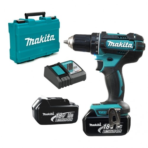 Акумулаторен винтоверт Makita DDF482RFE 2x3.0 Ah и зарядно в куфар - DDF482RFE - Винтоверти - Акумулаторни