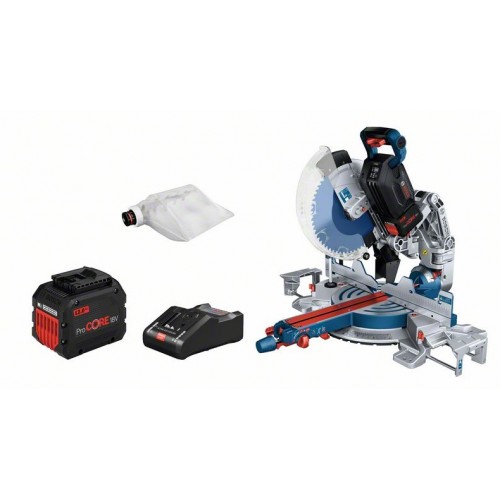 Bosch GCM 18V-305 GDC Акумулаторен настолен циркуляр 2x12.0Ah - 0601B43001 - Циркуляри - Акумулаторни