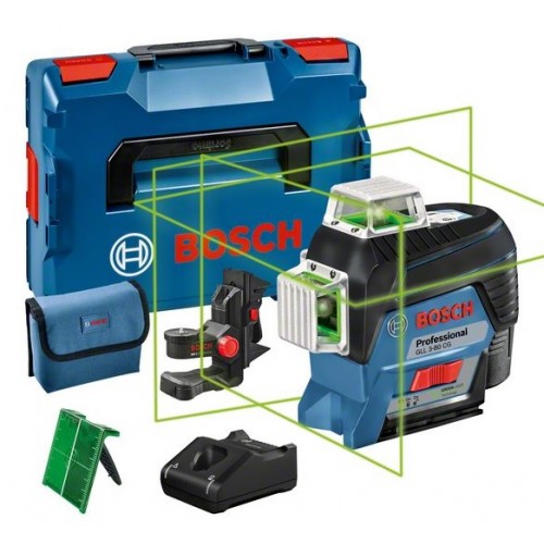 BOSCH ЛИНЕЕН ЛАЗЕР GLL 3-80 CG + BM1 ДЪРЖАЧ + 2AH БАТЕРИЯ + ЗАРЯДНО BOSCH ЛИНЕЕН ЛАЗЕР GLL 3-80 CG + BM1 ДЪРЖАЧ + 2AH БАТЕРИЯ + ЗАРЯДНО