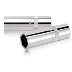 TOPTUL - Вложка за свещи 16 mm, 1/2", тънкостенна с магнит