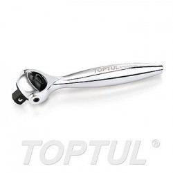 TOPTUL - Тресчотка - мини - въртяща глава - 1/4“, L=95mm