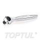TOPTUL - Тресчотка - мини - въртяща глава - 1/4“, L=95mm