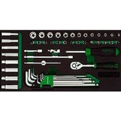 TOPTUL - Комплект инструменти 1/4", 50 бр.