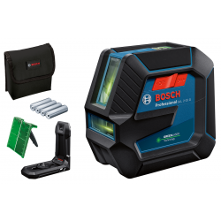 Bosch Линеен лазерен нивелир GLL 2-15 G Professional + LB 10 Bosch Линеен лазерен нивелир GLL 2-15 G Professional + LB 10