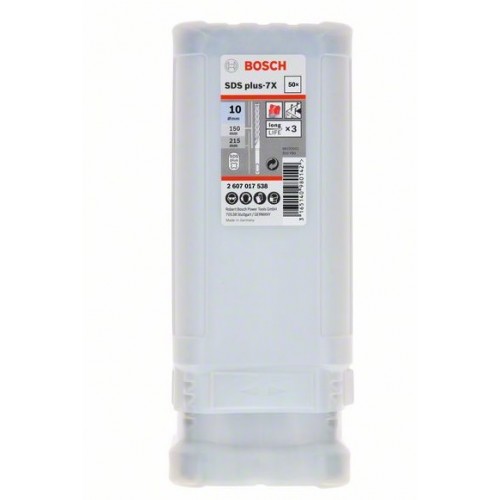 Bosch Свредла SDS plus 7X  50 бр. 10x100x165 mm - 2607017538 - Свредла за перфоратори и къртачи