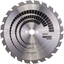 BOSCH ЦИРКУЛЯРЕН ДИСК CONSTRUCT WOOD 350X30X3,5 MM Z-24