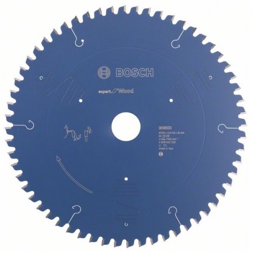 BOSCH Циркулярен диск Expert for Wood 254x30x2.4-60T - 2608642530 - Консумативи за циркуляри