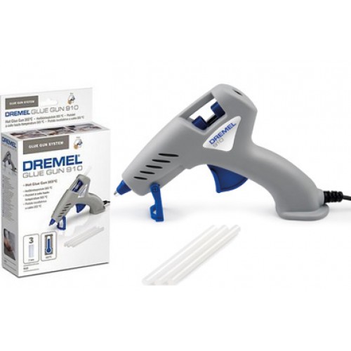 DREMEL® Пистолет за лепене/Glue Gun 910 (910-3) - F0130910JA - Пистолети за горещ въздух, поялници и горелки - Хоби