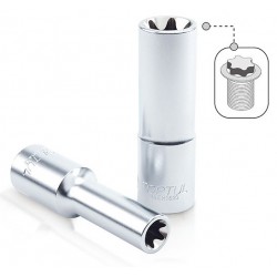 TOPTUL ВЛОЖКА ВЪТРЕШЕН TORX УДЪЛЖЕН 1/4"" DR.E8