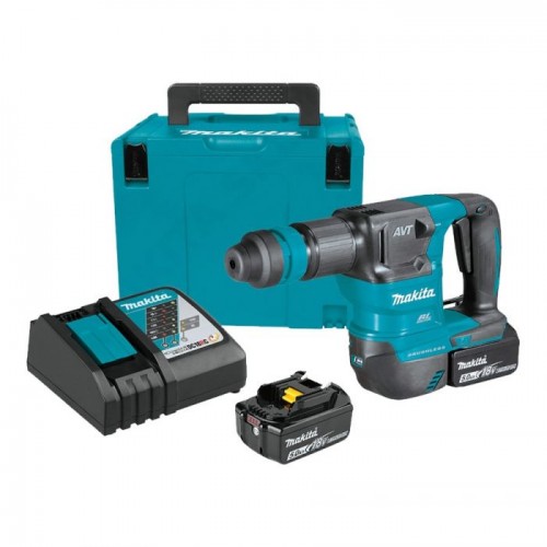 Makita Акумулаторен къртач DHK180RTJ 2x5.0 Ah и зарядно в Makpack + ФЛАШКА USB - DHK180RTJ - Къртачи - Професионални