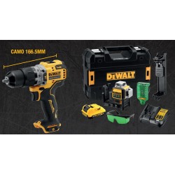 DEWALT DCD706N АКУМУЛАТОРЕН УДАРЕН ВИНТОВЕРТ 12V + DCE089D1G ЛАЗЕРЕН НИВЕЛИР 12V DEWALT DCD706N АКУМУЛАТОРЕН УДАРЕН ВИНТОВЕРТ 12V + DCE089D1G ЛАЗЕРЕН НИВЕЛИР 12V