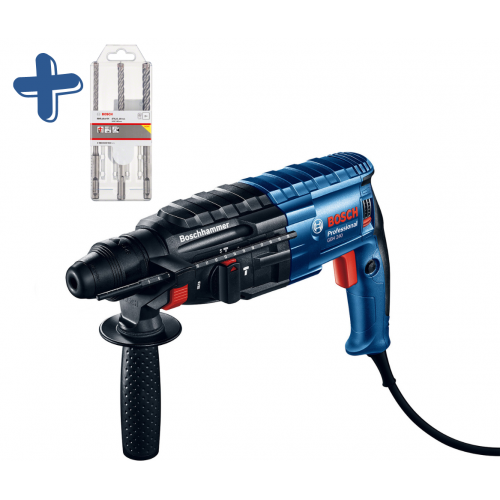 BOSCH GBH 240 Перфоратор SDS Plus + ПОДАРЪЦИ BOSCH GBH 240 Перфоратор SDS Plus + ПОДАРЪЦИ