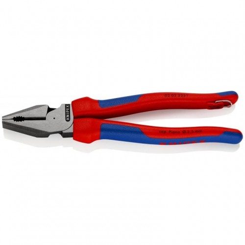 KNIPEX КЛЕЩИ КОМБИНИРАНИ 225ММ + ЗАКРЕПВАЩА ХАЛКА - 0202225T - Клещи