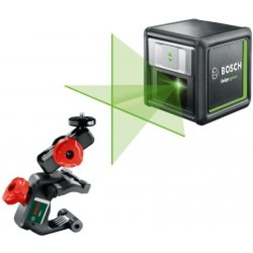 Лазерен нивелир със зелен лъч Bosch Quigo - 0603663C00 - Описание : Лазер с кръстосани линии Quigo green; Зелена светлина за Вашите идеи!; Самонивелиращ се лазерен кръст за бързо и лесно подравняване н Лазерен нивелир със зелен лъч Bosch Quigo - 0603663C00 - Измервателна техника