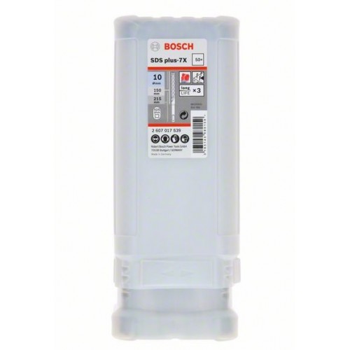 Bosch Свредла SDS plus 7X  50 бр. 10x150x215mm - 2607017539 - Свредла за перфоратори и къртачи