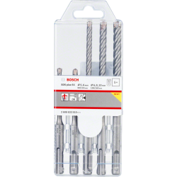 Bosch SDS plus-5X свредла 5бр. комплект 5/6/6/8/10mm Bosch SDS plus-5X свредла 5бр. комплект 5/6/6/8/10mm