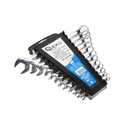 GEKO КОМПЛЕКТ ЗВЕЗДОГАЕЧНИ КЛЮЧОВЕ 6-22 MM 12 БР.