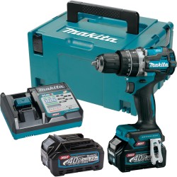 Makita HP002GA201 АКУМУЛАТОРЕН УДАРЕН ВИНТОВЕРТ 40V + КУФАР С ИНСТРУМЕНТИ