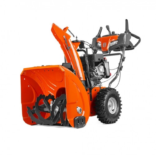 Снегорин Husqvarna ST224 - 961910087 - Husqvarna ST 224 е високо-ефективен cнегорин. Работи независимо от типа на повърхността благодарение на регулируемите стъпала на хлъзгане, ефективна д Снегорин Husqvarna ST224 - 961910087 - Снегорини