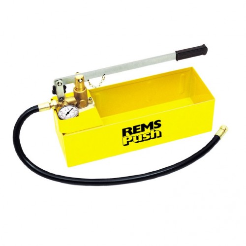 REMS PUSH -ПОМПА РЪЧНА ЗА ИЗПИТВАНЕ НА НАЛЯГАНЕ - 115000R - Ръчна помпа за изпитване на налягане с манометър. p>60bar/6 MPa/870 psi.За изпитване на налягането и плътността на тръбопроводни системи и резервоари REMS PUSH -ПОМПА РЪЧНА ЗА ИЗПИТВАНЕ НА НАЛЯГАНЕ - 115000R - Машини за обработка на тръби