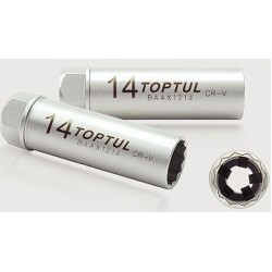 TOPTUL - Вложка за свещи 3/8"х14 mmm
