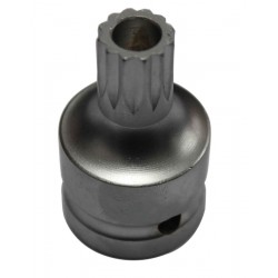 CL32641 - Накрайник дванадесетостен М18 с отвор, 3/4"
