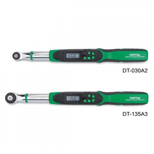 TOPTUL - Динамометр. ключ с градусомер - 3/8“,6.8 - 135Nm