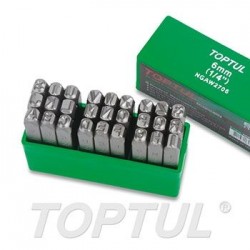 TOPTUL - Комплект букви за маркиране