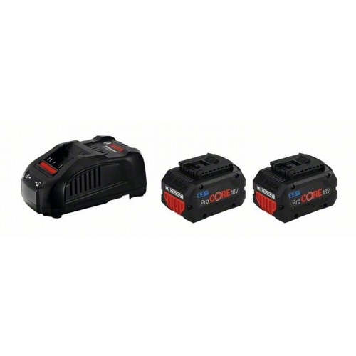 Bosch Стартов комплект 2 x ProCORE18V 5.5Ah + GAL 1880 CV
