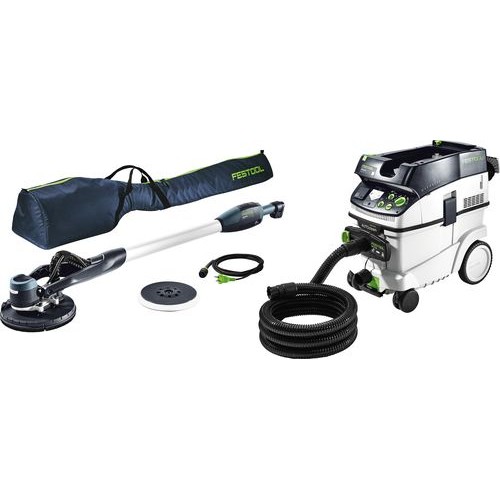 Festool Комплект ръчна шлифовачка с дълга дръжка и прахосмукачка LHS-E 225/CTM 36-Set PLANEX Festool Комплект ръчна шлифовачка с дълга дръжка и прахосмукачка LHS-E 225/CTM 36-Set PLANEX