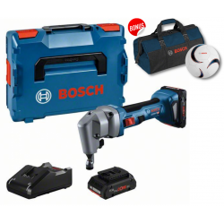 Bosch Акумулаторен нагер GNA 18V-16 E 2x4.0 Ah и зарядно в L-BOXX + ПОДАРЪК ТОПКА И ЧАНТА BOSCH Bosch Акумулаторен нагер GNA 18V-16 E 2x4.0 Ah и зарядно в L-BOXX + ПОДАРЪК ТОПКА И ЧАНТА BOSCH