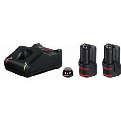 Комплект 2 акумулаторни батерии GBA 12V 2.0Ah + зарядно GAL 12V-40 Professional Комплект 2 акумулаторни батерии GBA 12V 2.0Ah + зарядно GAL 12V-40 Professional