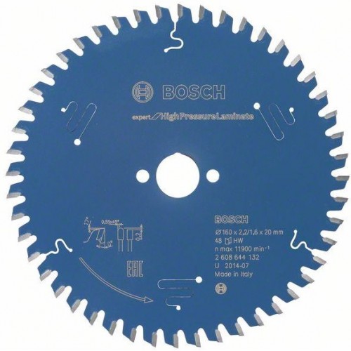 Bosch Диск за циркуляр Expert for High Pressure Laminate 160x20-48