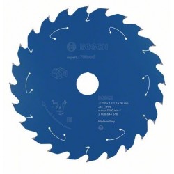 BOSCH Циркулярен Диск за акумулаторни циркуляри Expert for Wood 210x30x1.7/1.2x24T