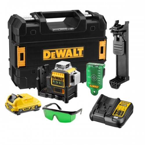 DeWALT Лазерен нивелир DCE089D1G-QW  зелен 35м - DCE089D1G-QW - Измервателна техника