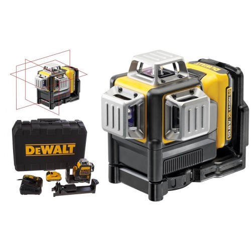 DeWALT Лазерен нивелир червен DCE089D1R 30-50 м. - DCE089D1R-QW - Измервателна техника