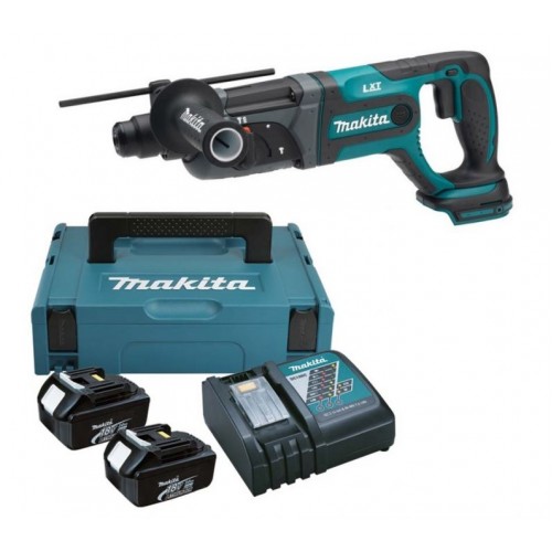 Акумулаторен перфоратор Makita DHR241RFJ, SDS plus 3 режима, 18V, 3 Ah - DHR241RFJ - Перфоратори - Акумулаторни