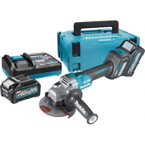 Makita GA023GM201 АКУМУЛАТОРЕН ЪГЛОШЛАЙФ 40V 125 mm