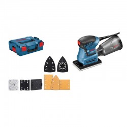 Bosch GSS 160-1 A Виброшлайф в L-BOXX + к-кт мултифункционални инструменти