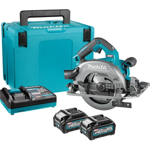 MAKITA HS004GM202 Акумулаторен циркуляр 2x4.0Ah и зарядно в куфар MAKITA HS004GM202 Акумулаторен циркуляр 2x4.0Ah и зарядно в куфар