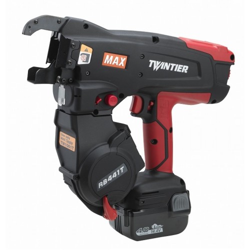 MAX Инструмент за връзване на арматура RB 441 T CE - RB94001 - Връзва до 22x22mm арматура с 1mm тел. Двойна скорост Повишена продуктивност с механизма за двойно подаване на тел. Спестява Pull Back механизъм, ко MAX Инструмент за връзване на арматура RB 441 T CE - RB94001 - Специализирани инструменти