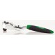 TOPTUL - Тресчотка 1/4, 60 зъба, мини чупеща глава, L = 113 mm TOPTUL - Тресчотка 1/4, 60 зъба, мини чупеща глава, L = 113 mm