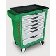 TOPTUL - Инструментална количка 7 чекмеджета, 5 оборудвани, зелена - GE-26103 - TOPTUL - професионални ръчни инструменти за автосервизи1-во чекмеджеGED2813• AAEX – Звездогаечни ключове – усилени – 6,7,8,9,10,11,12,13,14,15,16,17,1 TOPTUL - Инструментална количка 7 чекмеджета, 5 оборудвани, зелена - GE-26103 -