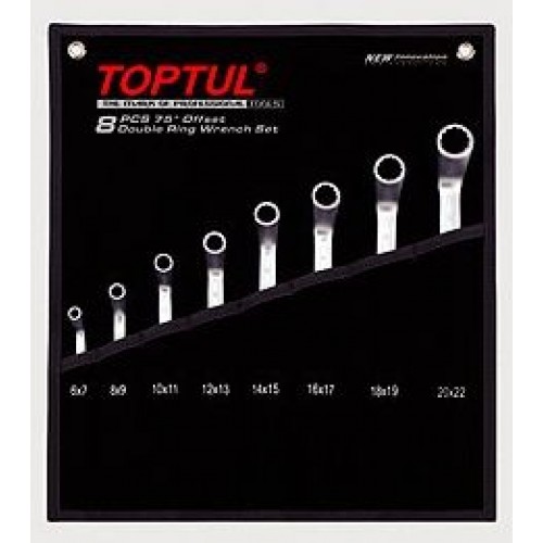 TOPTUL - Комплект лули, 12 бр., 6-32 mm