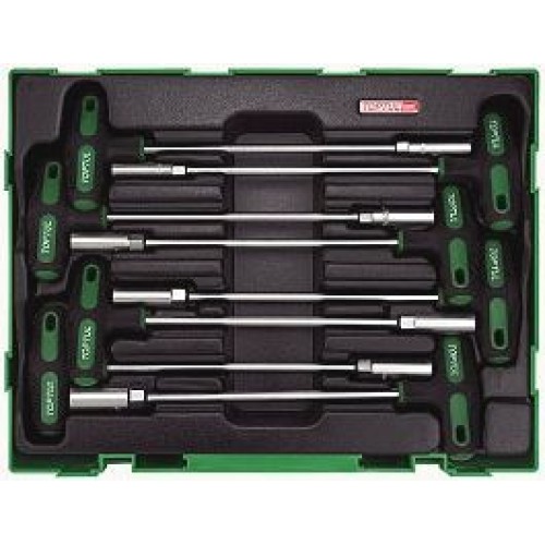 TOPTUL - Комплект глухи ключове Т-образни, 7~14 mm, 8 бр. TOPTUL - Комплект глухи ключове Т-образни, 7~14 mm, 8 бр.