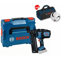 Bosch Акумулаторен пистолет за пирони GNH 18V-64 M SOLO L-BOXX + ПОДАРЪК ТОПКА И ЧАНТА BOSCH Bosch Акумулаторен пистолет за пирони GNH 18V-64 M SOLO L-BOXX + ПОДАРЪК ТОПКА И ЧАНТА BOSCH