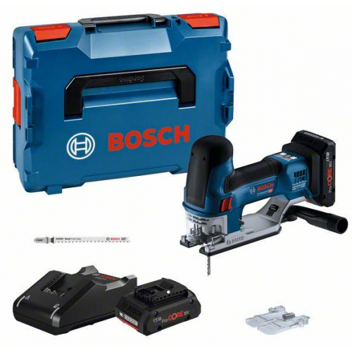 Bosch Акумулаторен прободен трион GST 18V-155 SC С 2x4.0 Ah и зарядно в L-BOXX Bosch Акумулаторен прободен трион GST 18V-155 SC С 2x4.0 Ah и зарядно в L-BOXX