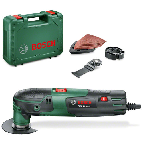 Bosch Мултифункционален инструмент PMF 220 CE в куфар Bosch Мултифункционален инструмент PMF 220 CE в куфар